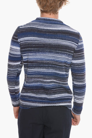 Striped Crew-Neck Sweater