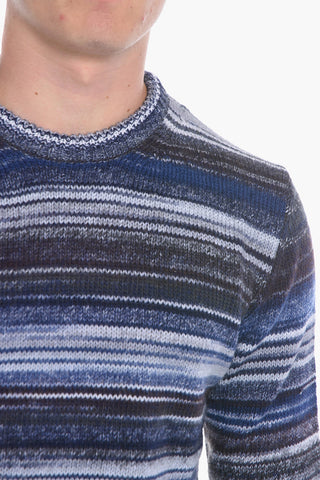 Striped Crew-Neck Sweater