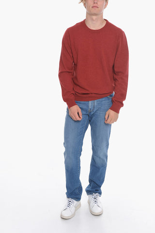 Maglia Girocollo in Puro Cashmere