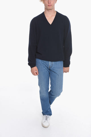V Neck Pure Cashmere Sweater