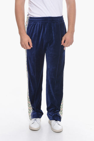 Joggers LAUREL in Velour con Rifinitura Logata