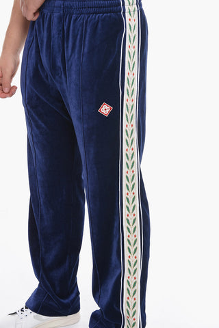 Joggers LAUREL in Velour con Rifinitura Logata