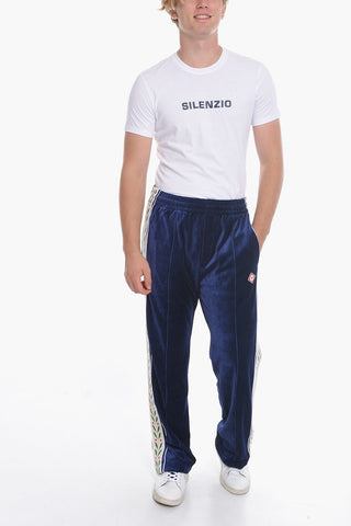 Joggers LAUREL in Velour con Rifinitura Logata