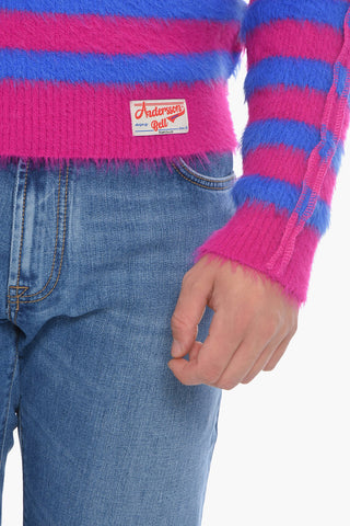 Maglia Fuzzy UNISEX a Righe Bicolore