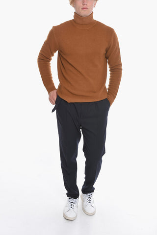 Virgin Wool Turtleneck Sweater
