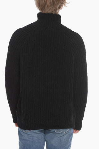 Maglia Half zip VASILI in Misto Lana