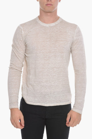 Maglia Girocollo in Misto Lino
