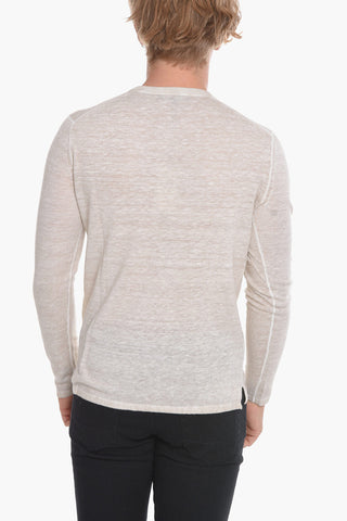 Maglia Girocollo in Misto Lino