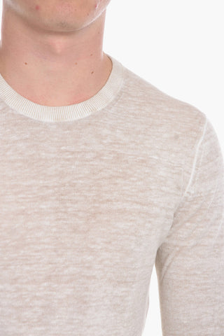 Maglia Girocollo in Misto Lino