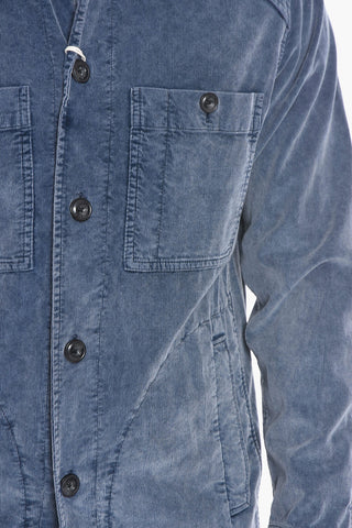 Corduroy PRESCOT Overshirt with Double Breast Pocket