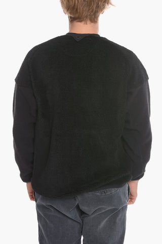 GorotexTeddy Sweatshirt with Snap Buttons