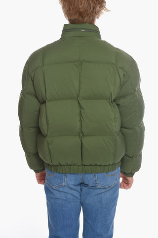 Turtleneck Puffer Jacket with Zipped Detail