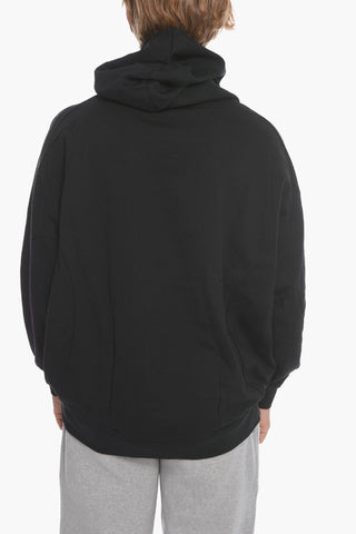 MCQ NO.11 Oversized Hoodie Sweatshirt with Embossed Logo