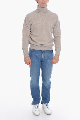 Virgin Wool Turtleneck Sweater