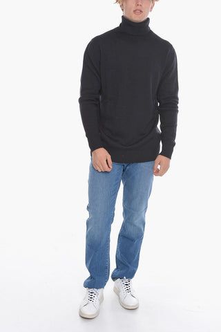 Virgin Wool Turtleneck Sweater