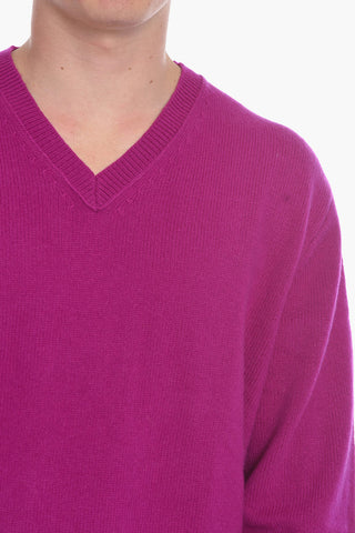 Wool V-neck Sweater