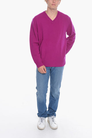Wool V-neck Sweater