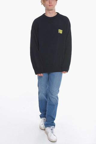 Maglia girocollo FBI in Cotone