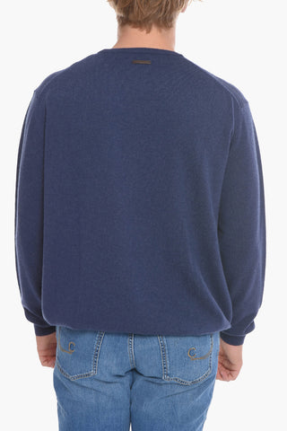 Crew Neck Cashmere Blend Sweater