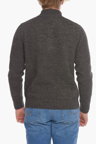 CC COLLECTION Buttoned Neck CUZCO Pullover