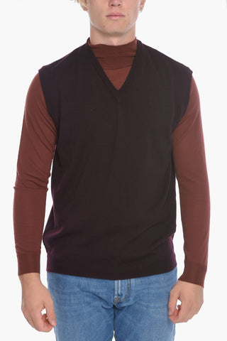 V Neck MY FILL Virgin Wool Sweater