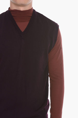 V Neck MY FILL Virgin Wool Sweater