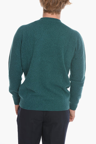 Virgin Wool and Cashmere Crew-neck Sweater