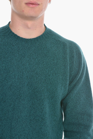 Virgin Wool and Cashmere Crew-neck Sweater
