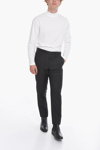 Virgin Wool and Cashmere-blend Trousers