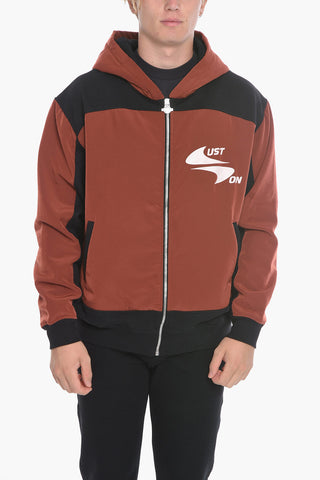 Two-Tone Hoodie with 2 Pockets