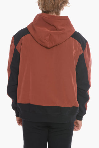 Two-Tone Hoodie with 2 Pockets