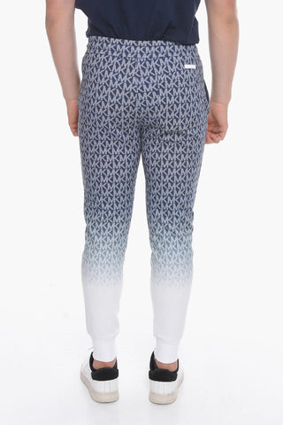 Joggers with All Over Logoed Motif