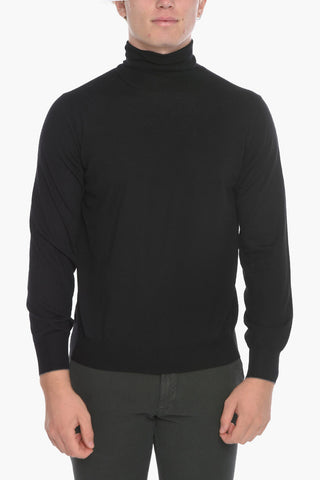 Maglia a Collo Alto in Misto Cashmere