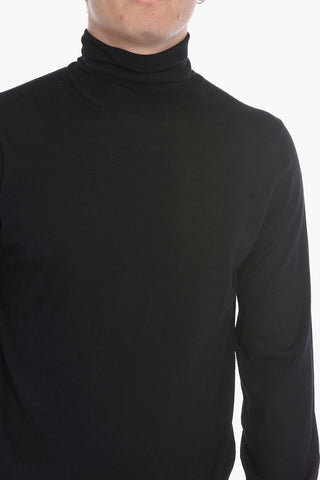 Maglia a Collo Alto in Misto Cashmere