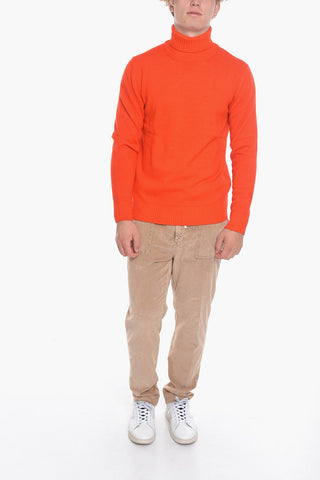 Virgin Wool Turtleneck Sweater