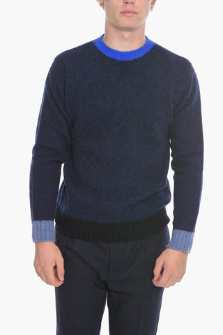 Maglia girocollo con Bordi a Costine