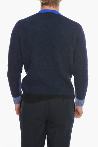 Maglia girocollo con Bordi a Costine