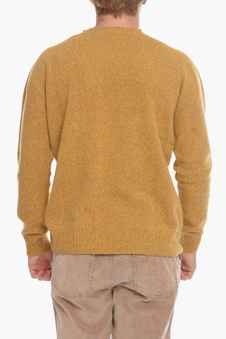 Virgin Wool and Cashmere Crew-Neck Sweater