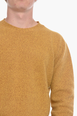 Virgin Wool and Cashmere Crew-Neck Sweater