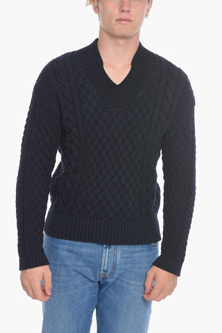 Cotton SYED V-neck Sweater