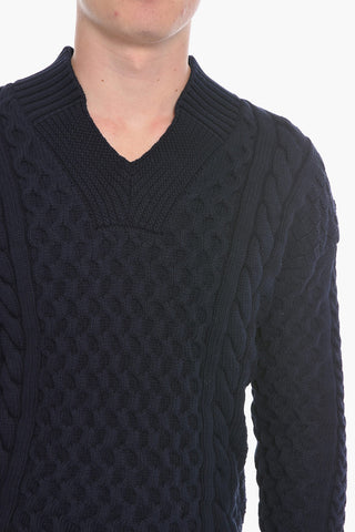 Cotton SYED V-neck Sweater