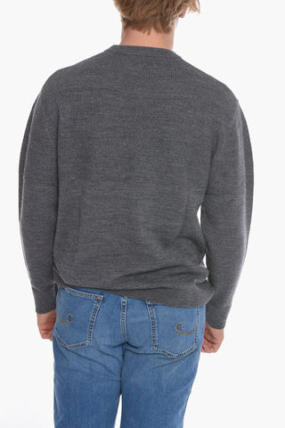 Maglia girocollo PARKER in Misto Lana