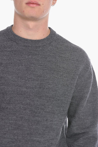 Maglia girocollo PARKER in Misto Lana