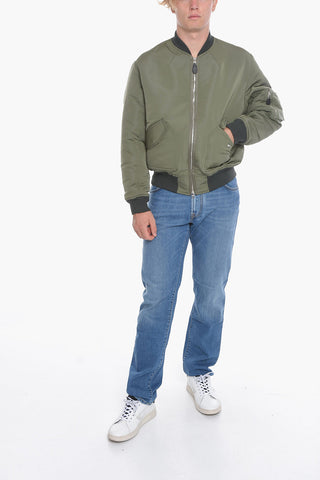 Bomber Multitasca in Nylon con Logo Stampato
