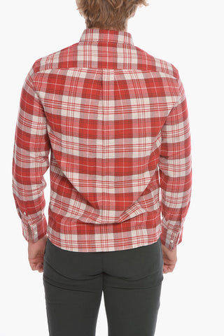 Loose-fit Shirt with Tartan Check Pattern