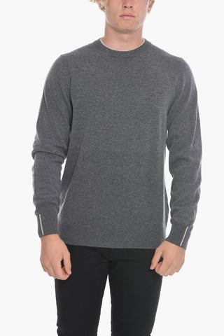 Wool-blend Sweater with Layered Crewneck