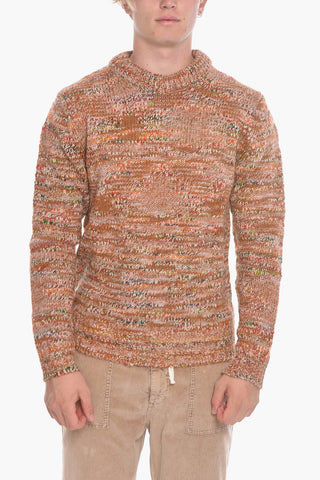 Maxi Maglia Girocollo Melange