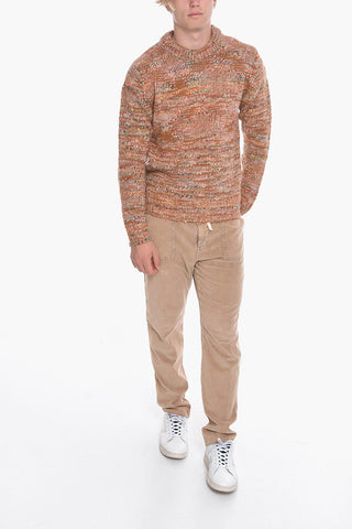 Maxi Maglia Girocollo Melange