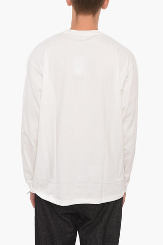 T-shirt a Maniche Lunghe con Stampa Logo