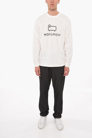 T-shirt a Maniche Lunghe con Stampa Logo